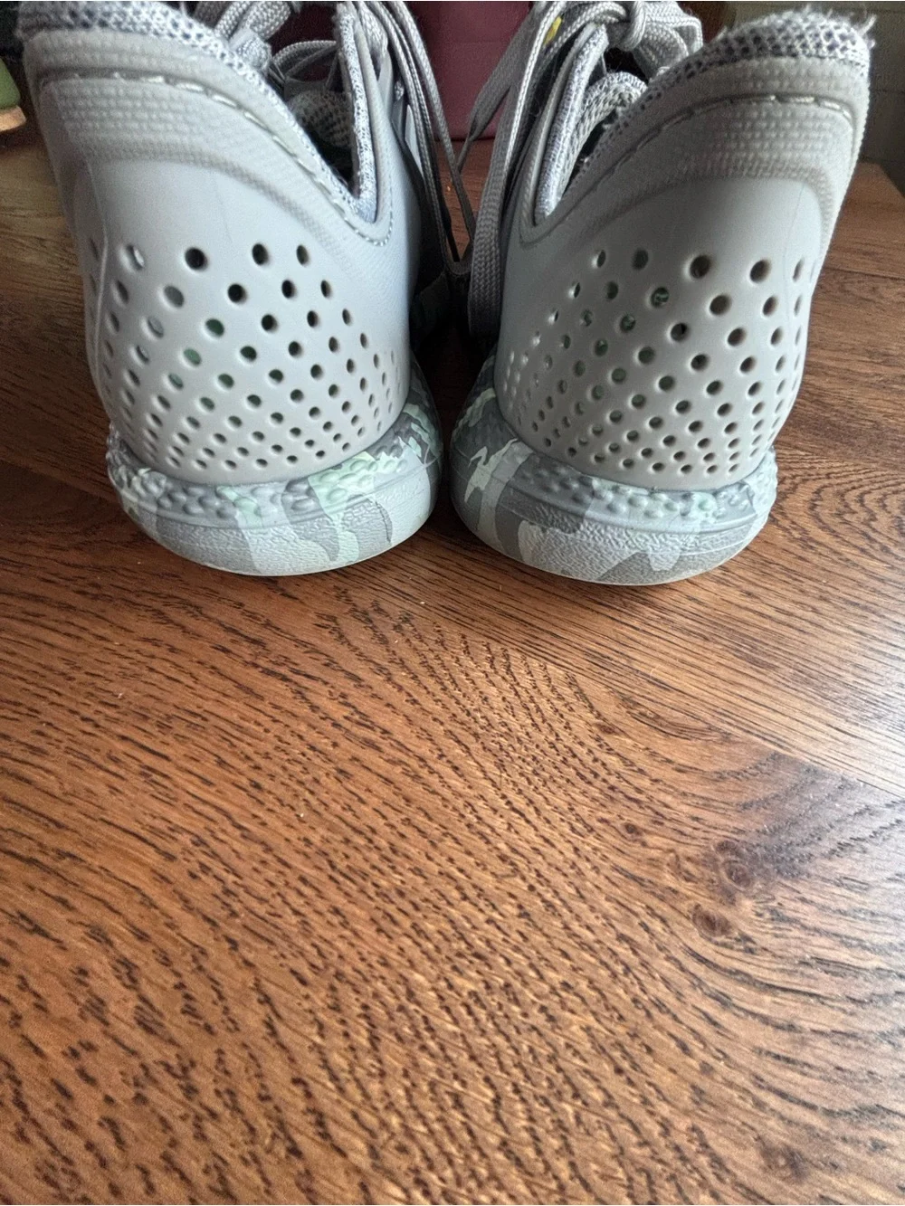 Women’s crocs  - Light Gray-light green